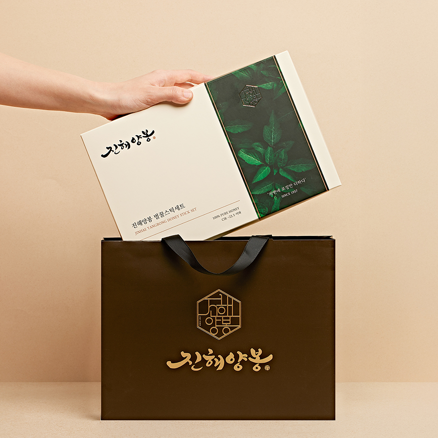 진해양봉 꿀스틱 선물 세트 아카시아 야생화 벌꿀 허니스틱 꿀 답례품 12gx10개입 2세트 - 상세 이미지 3