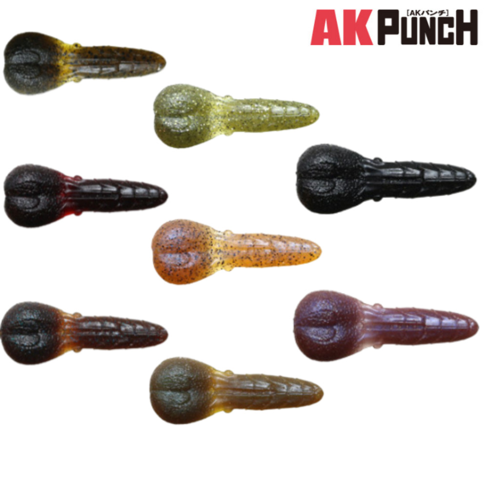 잇세이 AK펀치 7.1cm(2.8인치) 배스웜 민물 루어 낚시 웜 노싱커 - 메인 이미지
