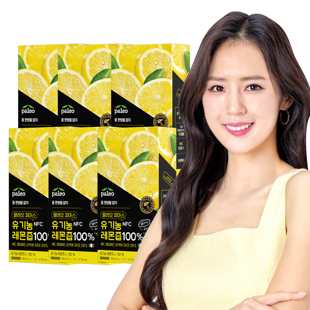 팔레오 유기농 NFC 레몬즙 100% 14포, 6개