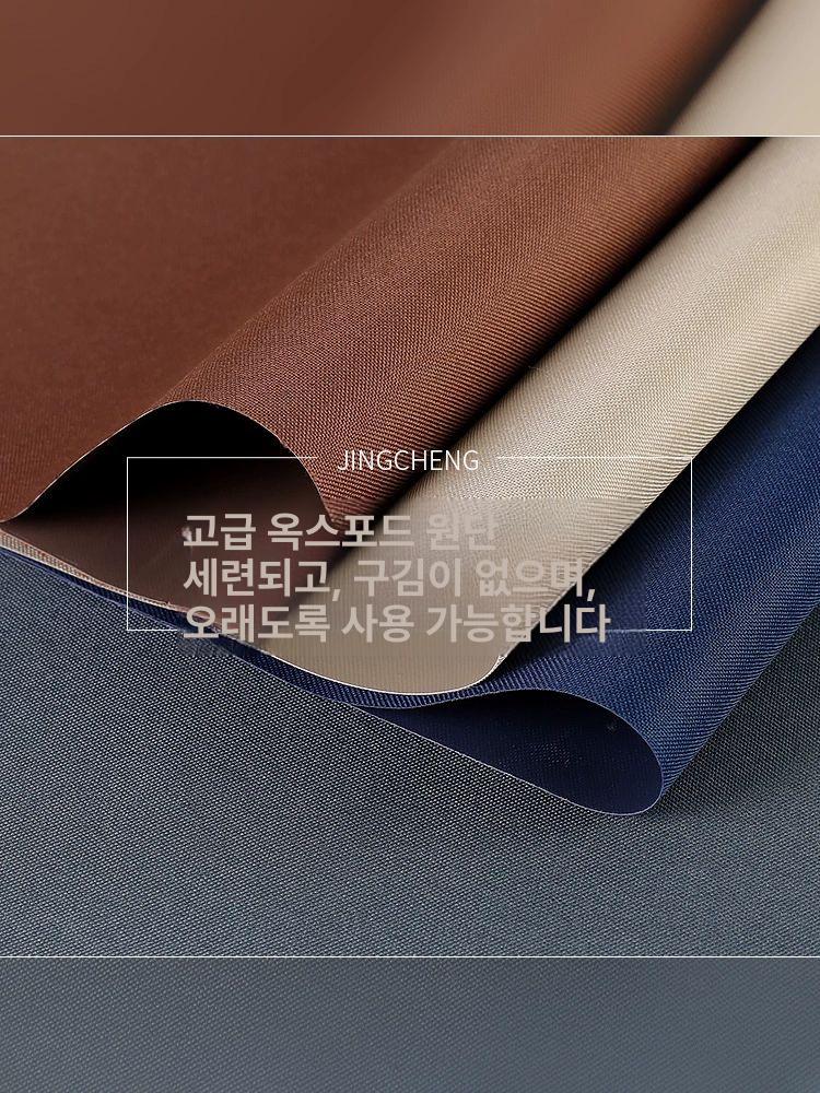 정장 보관 슈트케이스 양복 여행용 방수 옥스포드 수하물 가방 베이지색 - 상세 이미지 3