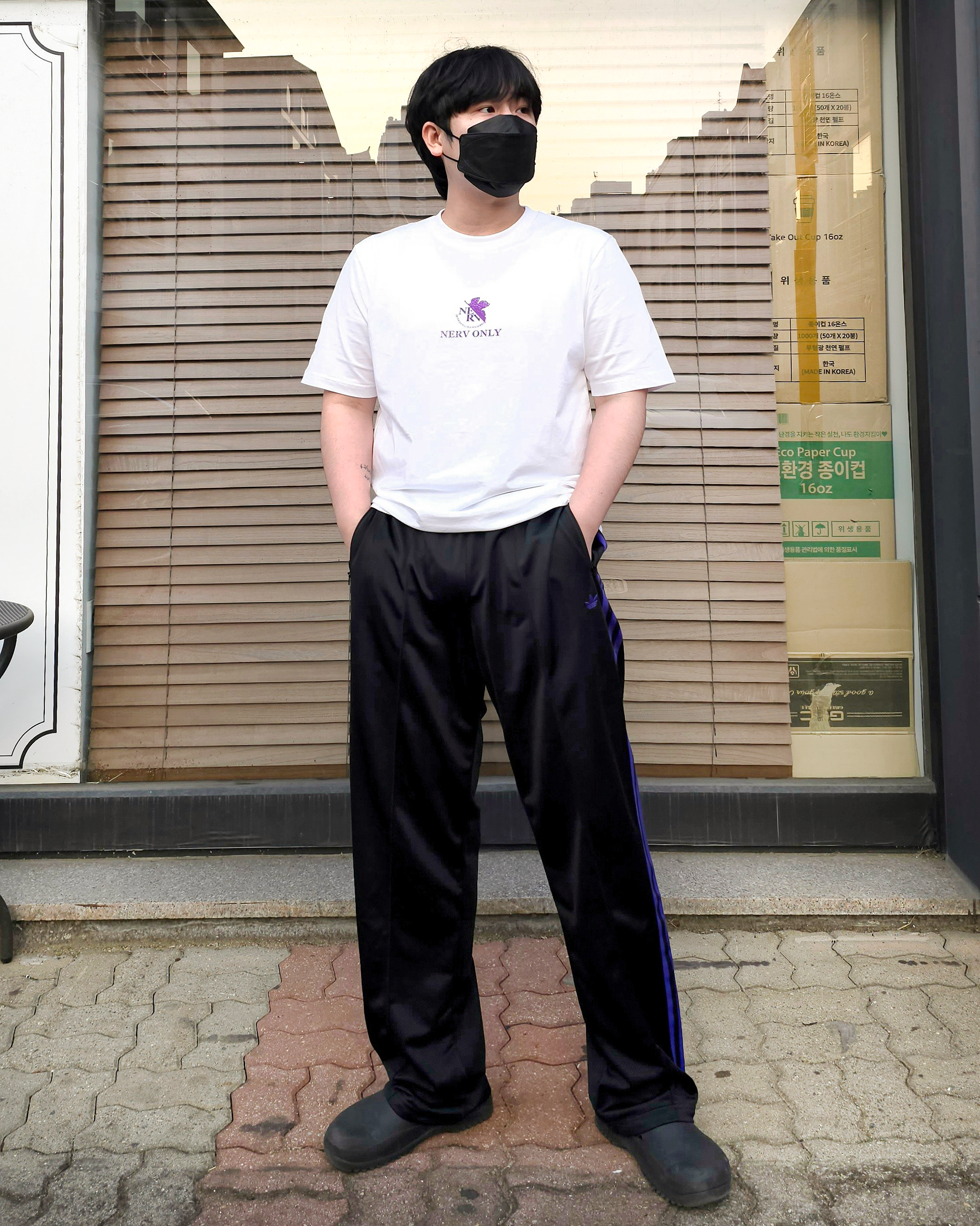 [도착보장] 아디다스 여성 베켄바우어 와이드팬츠 남자 트레이닝복 바지 XS 이미지 7