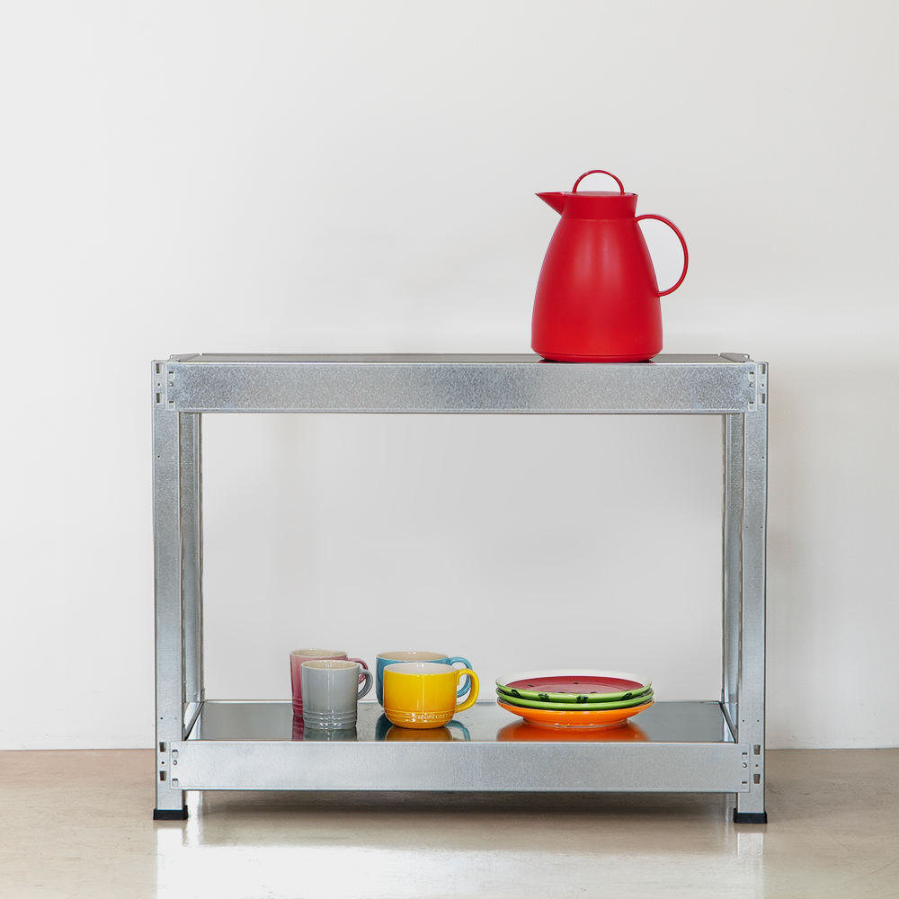 누들랙 실버 경량랙 철제선반 조립식 앵글 팝업스토어 캠핑용품 진열대 체육관 9004501200