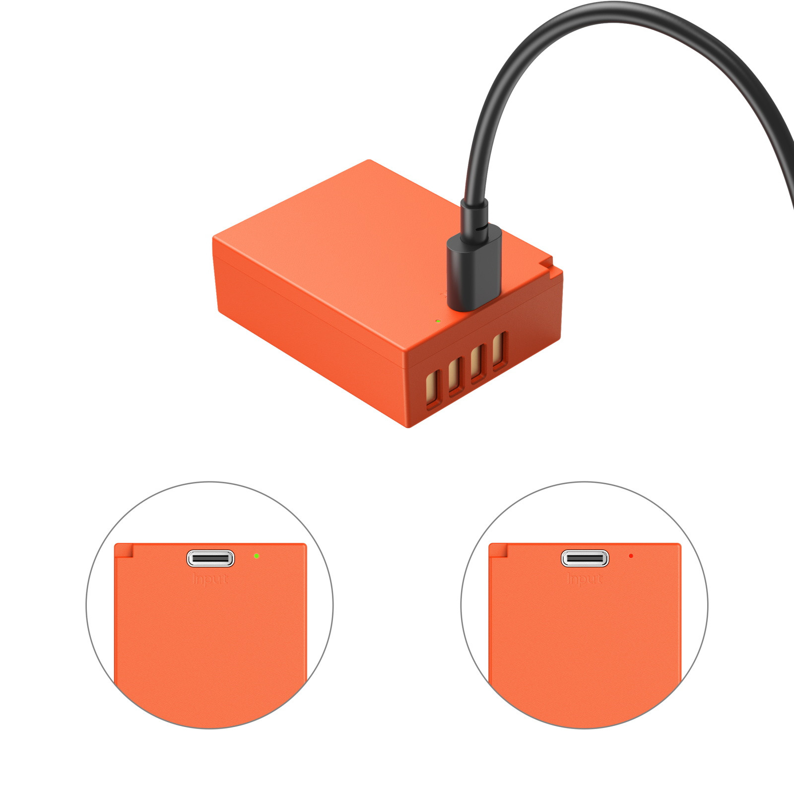 스몰리그 NP-W126S USB-C 충전식 카메라 배터리 (오렌지) 5088 - 상세 이미지 5