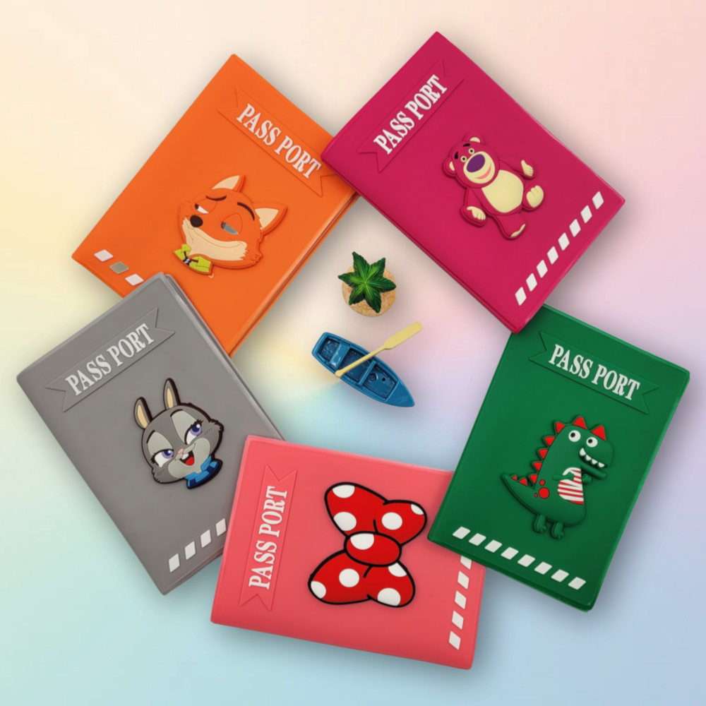 캐릭터 여권케이스 가족 여권커버 여행용 여권파우치 제품 이미지