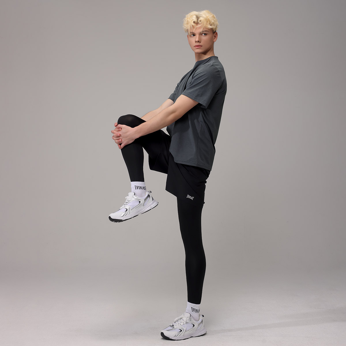 에버라스트 기능성 남자 반팔티 + 반바지 레깅스 - 상세 이미지 5