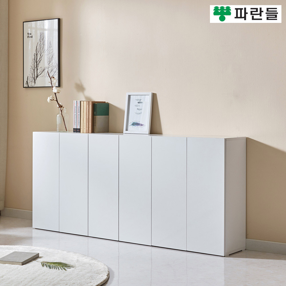 파란들가구 1800X800 18T E0목재 LPM 슬림수납장 다용도수납장 - 상세 이미지 3