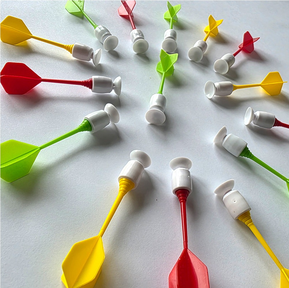 금메달 강력 흡착다트핀 백색 투명 취미 다트 어린이 완구 스포츠