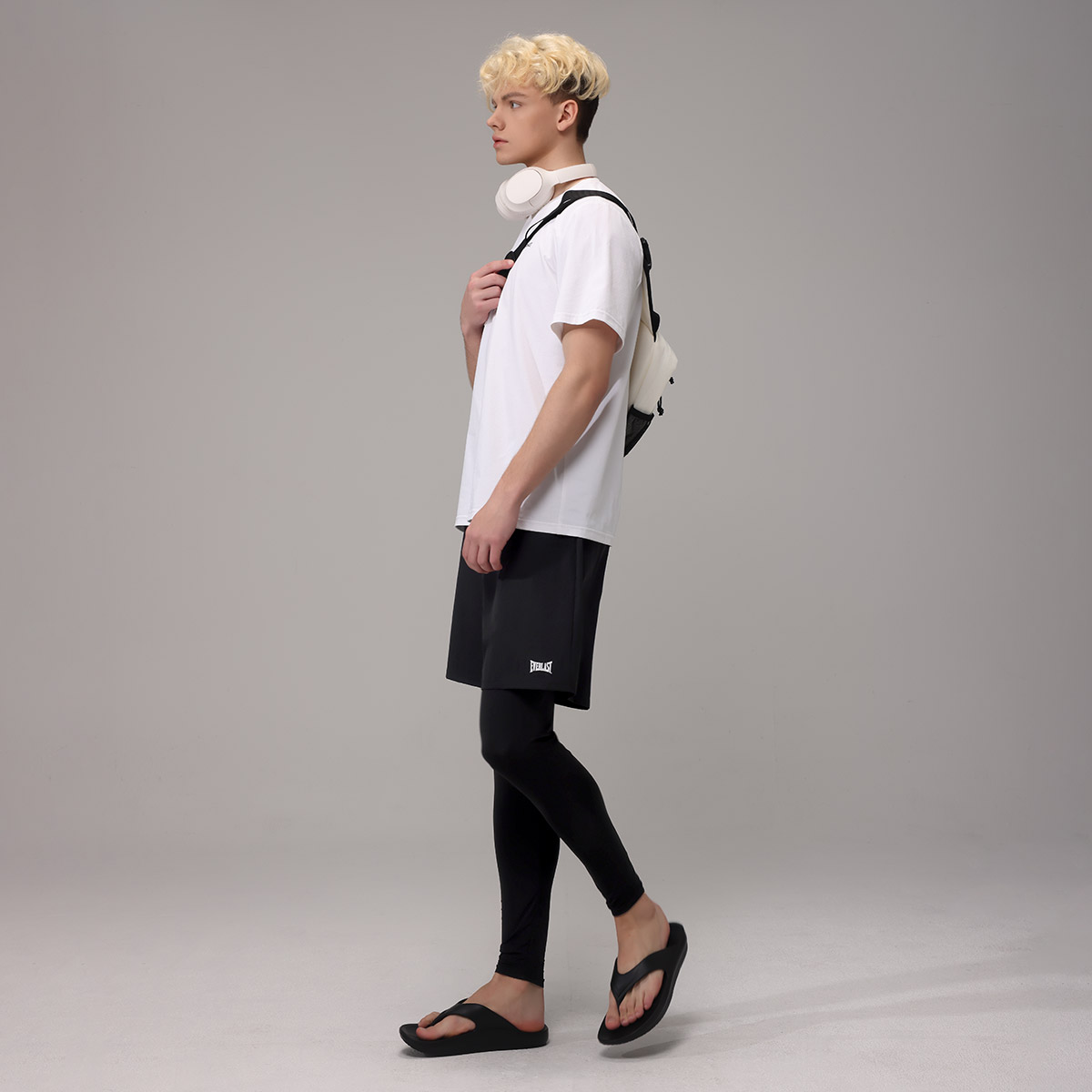 1+1 에버라스트 남자 반바지 레깅스 투인원 헬스 이미지 4