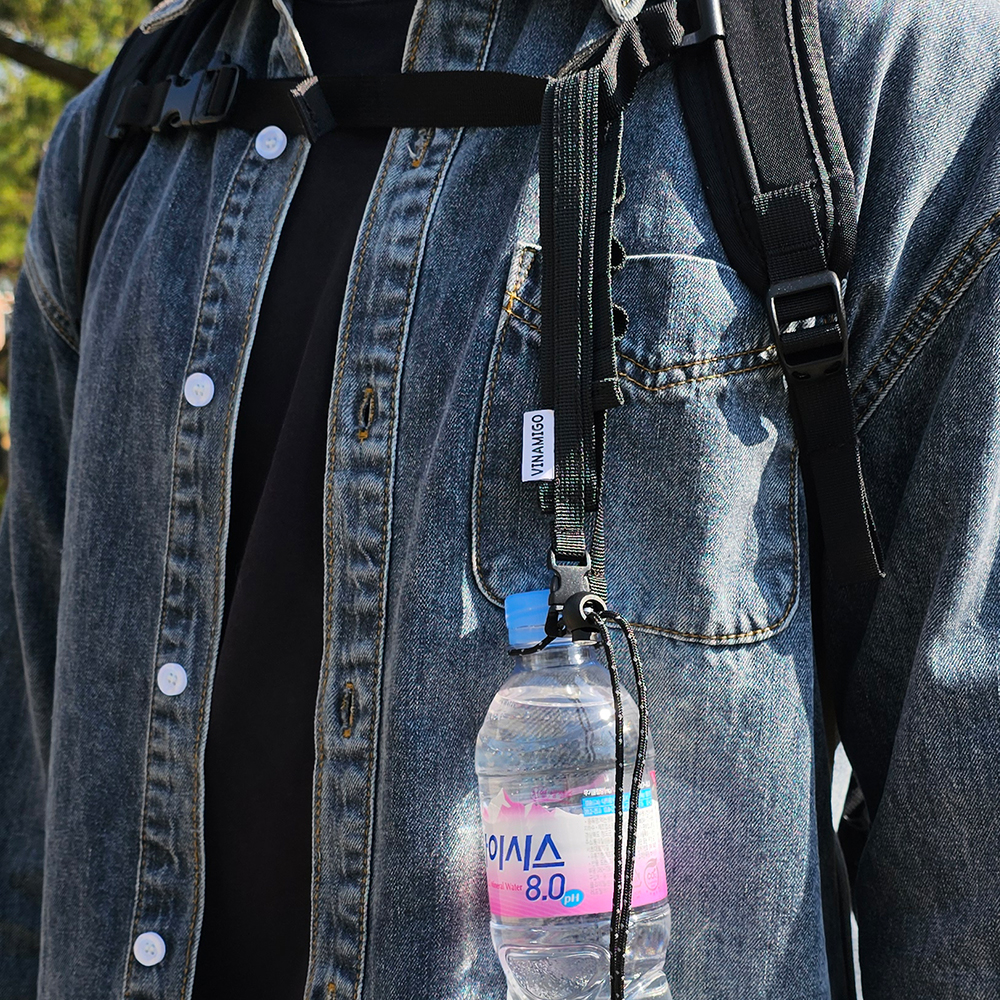 핸디루프 텀블러 스트랩 테이크아웃 컵 손잡이 홀더 브라운 - 상세 이미지 4