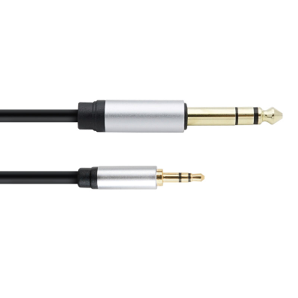 노트북앰프연결 AUX케이블 스테레오선 3.5to6.35 무산소동선 양쪽남자 1.8m