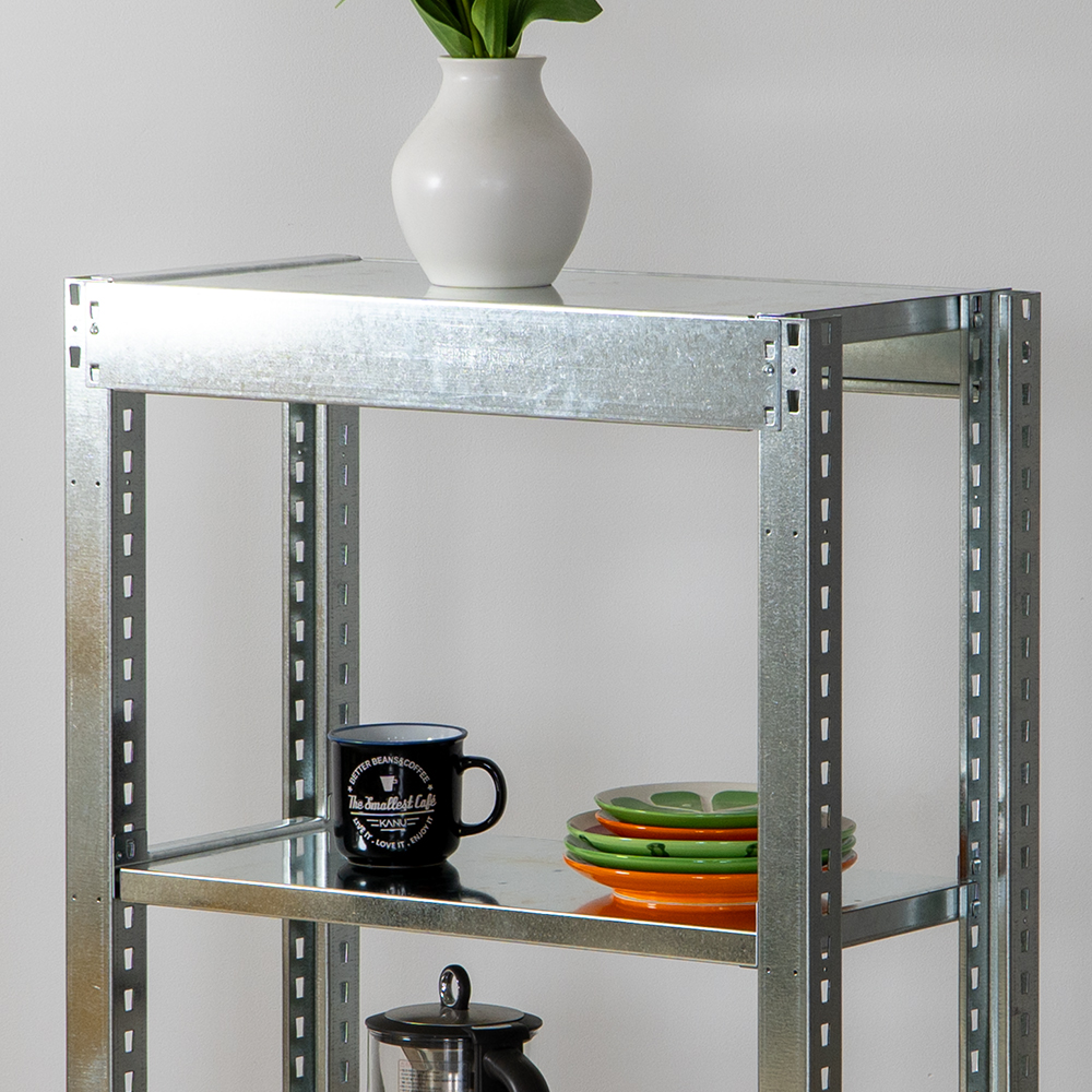 누들랙 실버 경량랙 철제선반 조립식 앵글 팝업스토어 캠핑용품 진열대 체육관 9004501200