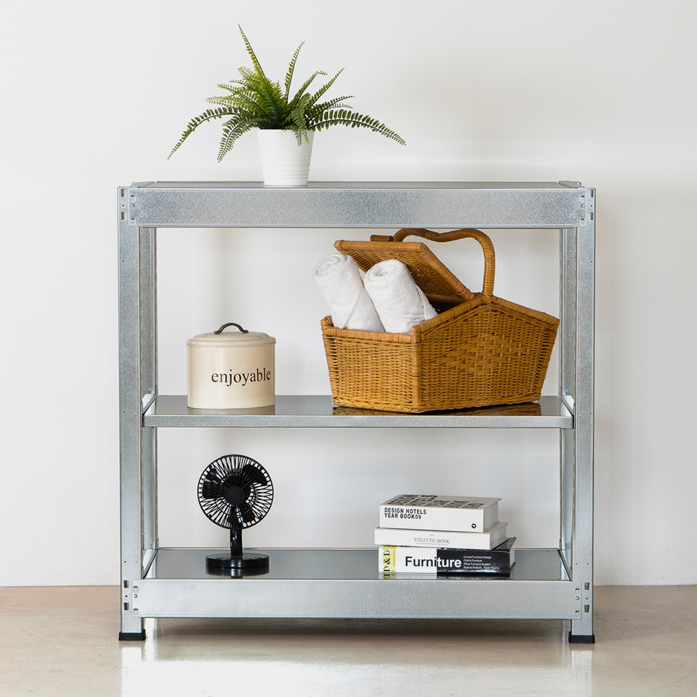 누들랙 실버 경량랙 철제선반 조립식 앵글 팝업스토어 캠핑용품 진열대 체육관 9004501200