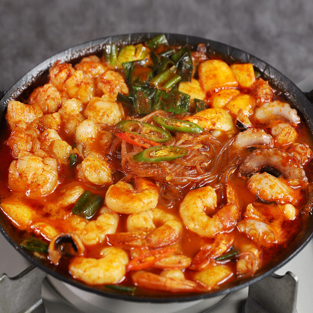 [푸딩팩토리] 한우대창 낙곱새 (낙지 대창 새우 전골 밀키트) 470g, 2개 - 상세 이미지 3