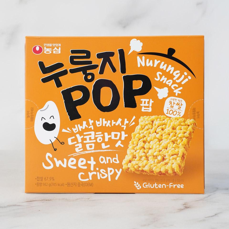 메가마트 농심 누룽지팝 바삭바삭 달콤한맛 142g - 상품 이미지