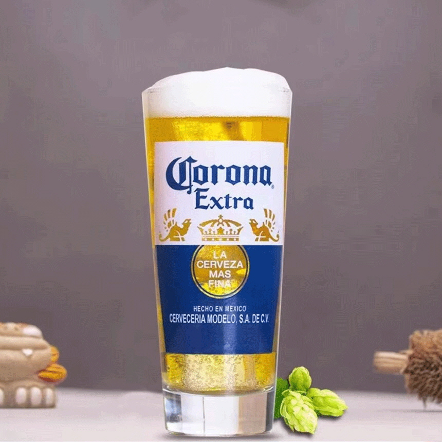 해외 수입 맥주 생맥 비어 전용 잔 컵 글라스 코로나 390ml