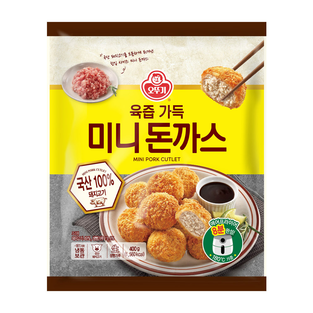 오뚜기 육즙가득 미니 돈까스 400g : 오뚜기mall