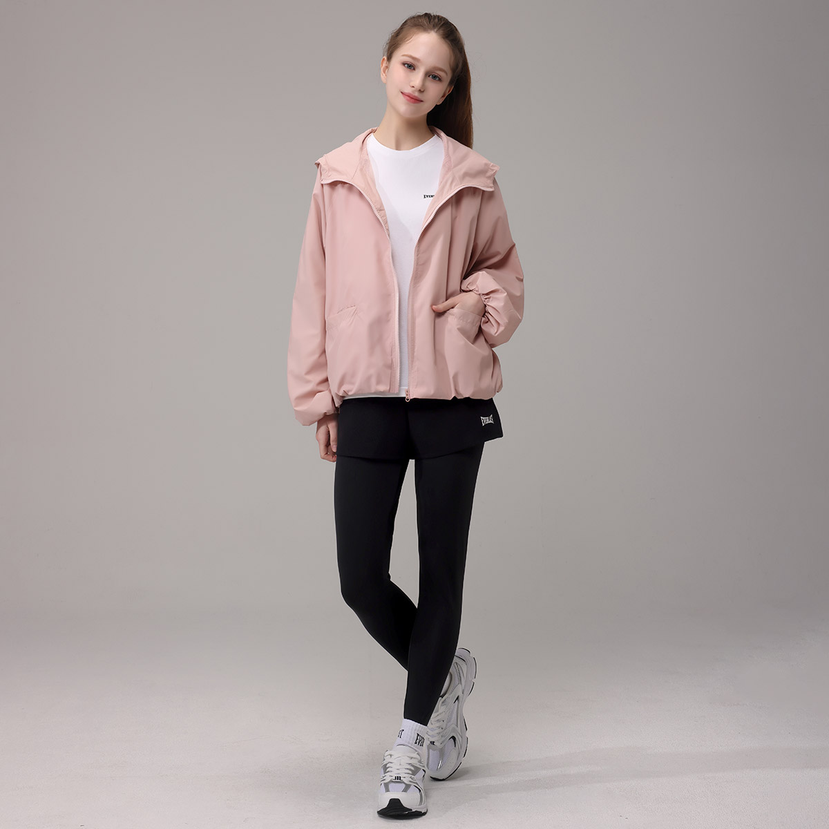 에버라스트 기능성 여성 반팔티 + 반바지 레깅스 - 상세 이미지 5