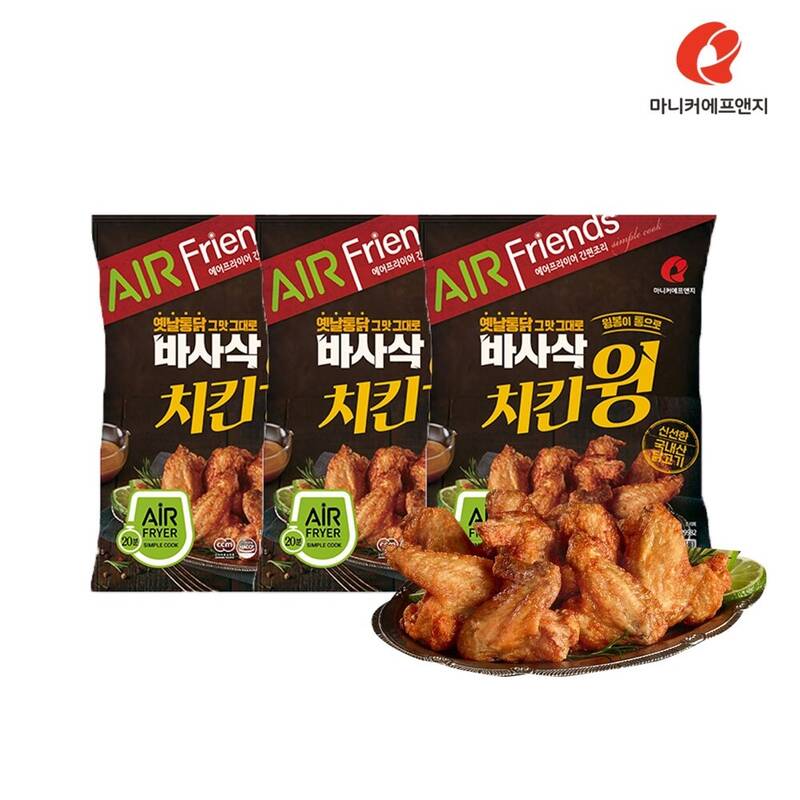 G 마니커에프앤지 바사삭치킨윙 400g 3봉 : 가성비  가심비  준더팍
