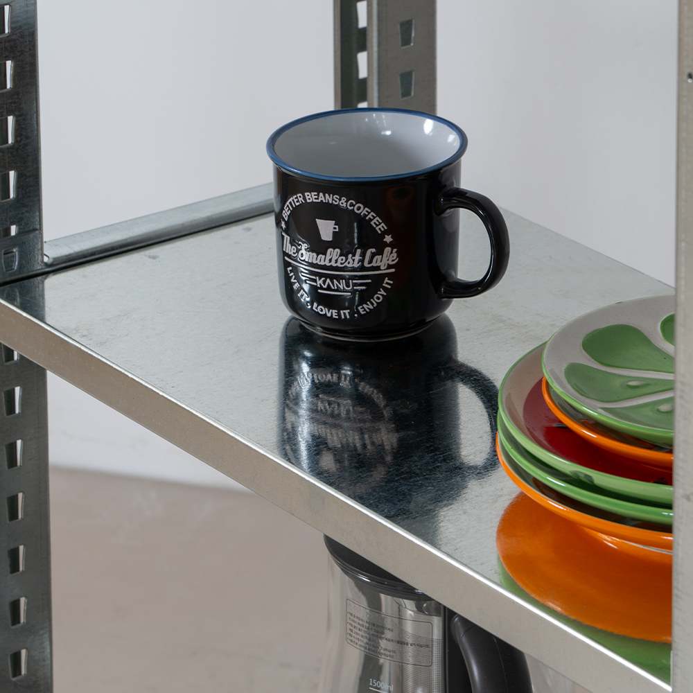 누들랙 실버 경량랙 철제선반 조립식 앵글 팝업스토어 캠핑용품 진열대 체육관 9004501200