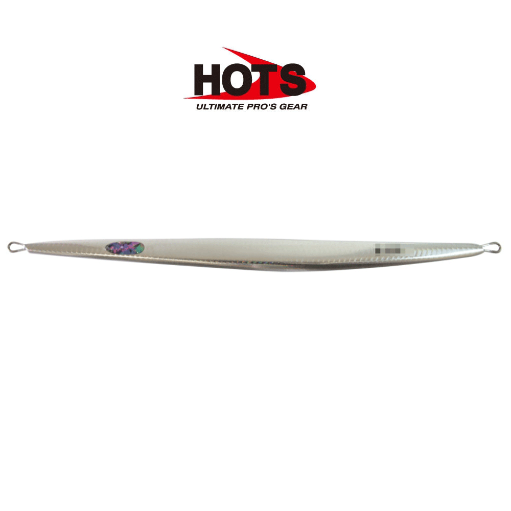 바다루어 HOTS 핫츠 오토코 부시리 방어 지깅 낚시 세미 롱 메탈 지그 실버, 150g - 메인 이미지