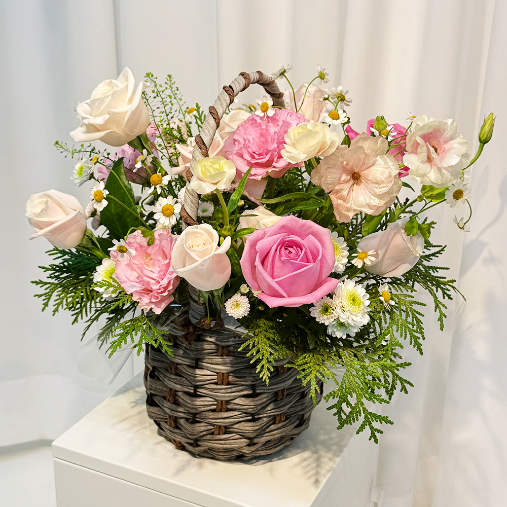 카네이션 꽃바구니 어버이날 스승의날 꽃배달서비스 가정의달 부모님 선물 생화 농장직영