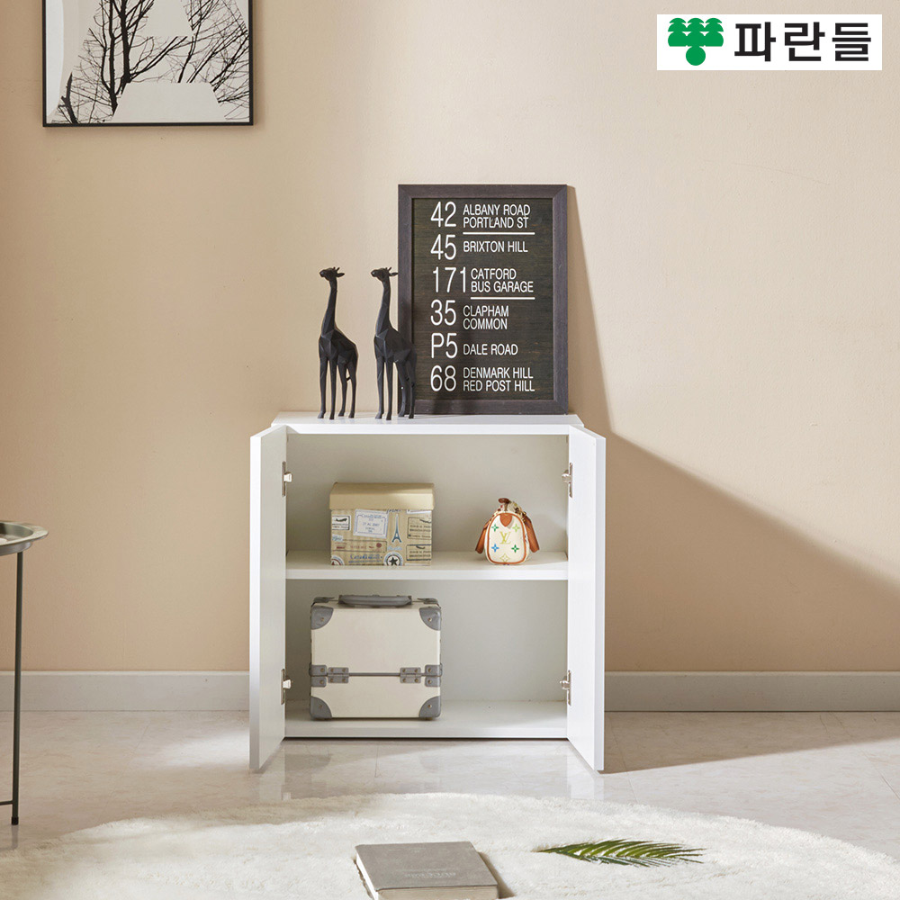 파란들가구 600X600 18T E0목재 LPM 슬림수납장 거실장식장