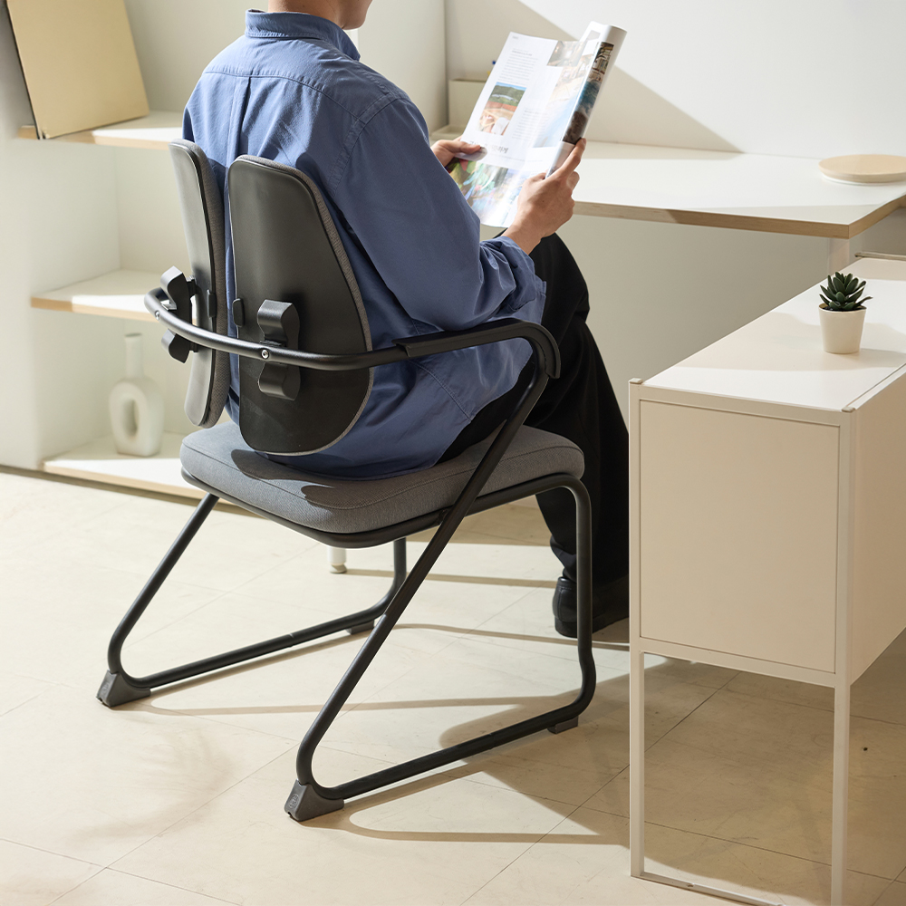 [슈퍼적립]듀오백 DK-073B 공부용 대학생 집중력 책상 의자