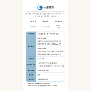 대만이심 eSIM 5G 무제한 타이베이 지우펀 타이중 가오슝 중화텔레콤 ... 솔직 후기 | 실사용자 리뷰 분석 - 상품 이미지 2