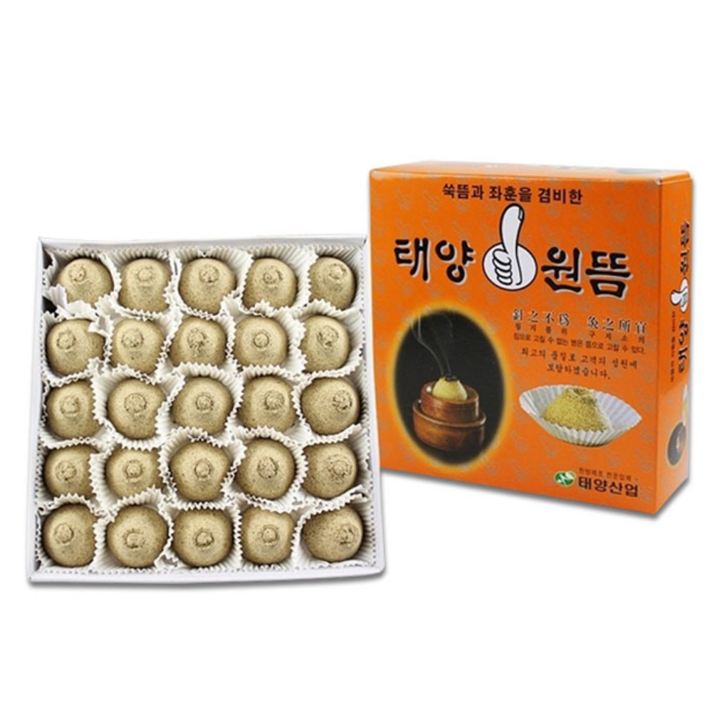 화장실 좌훈뜸 미니쑥뜸 가정용쑥뜸 50개입 - 상품 이미지