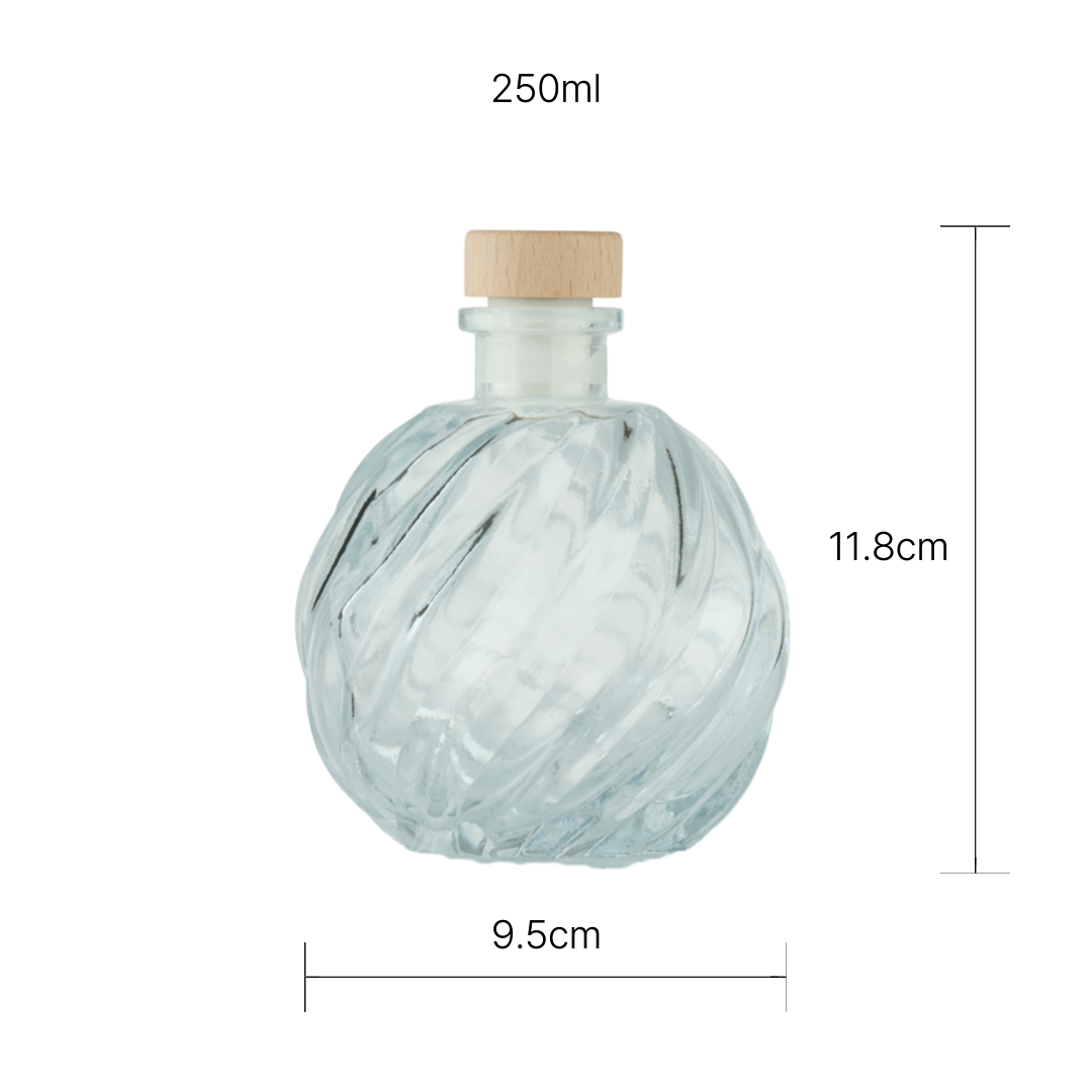 개츠비 둥근 플라스크 바이알 샘플 유리병 100/200ml 공병 바이알병 - 상세 이미지 3