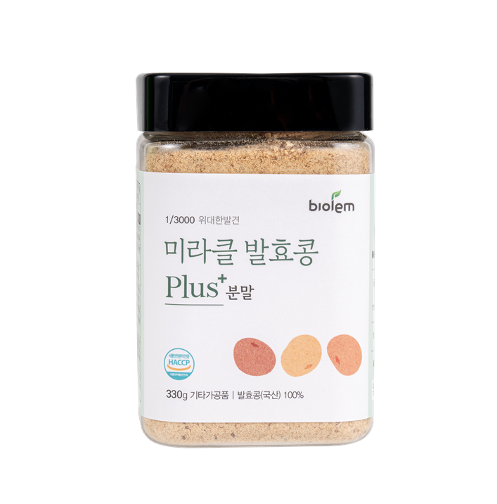 100%국산 청국장가루 분말 특허균주 미라클발효콩 330g, 1개 - 상품 이미지