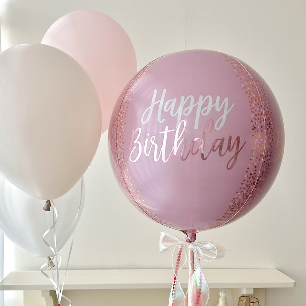 옹브레 헬륨 풍선 생일 이벤트