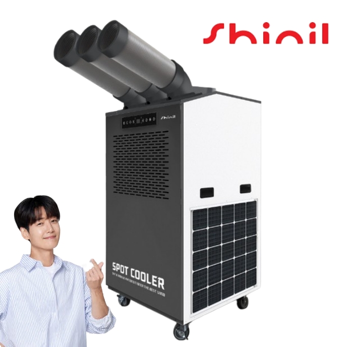 코끼리에어컨 3구 야외용 공장 현장 작업장 이동식 일체형에어컨 - 상세 이미지 4