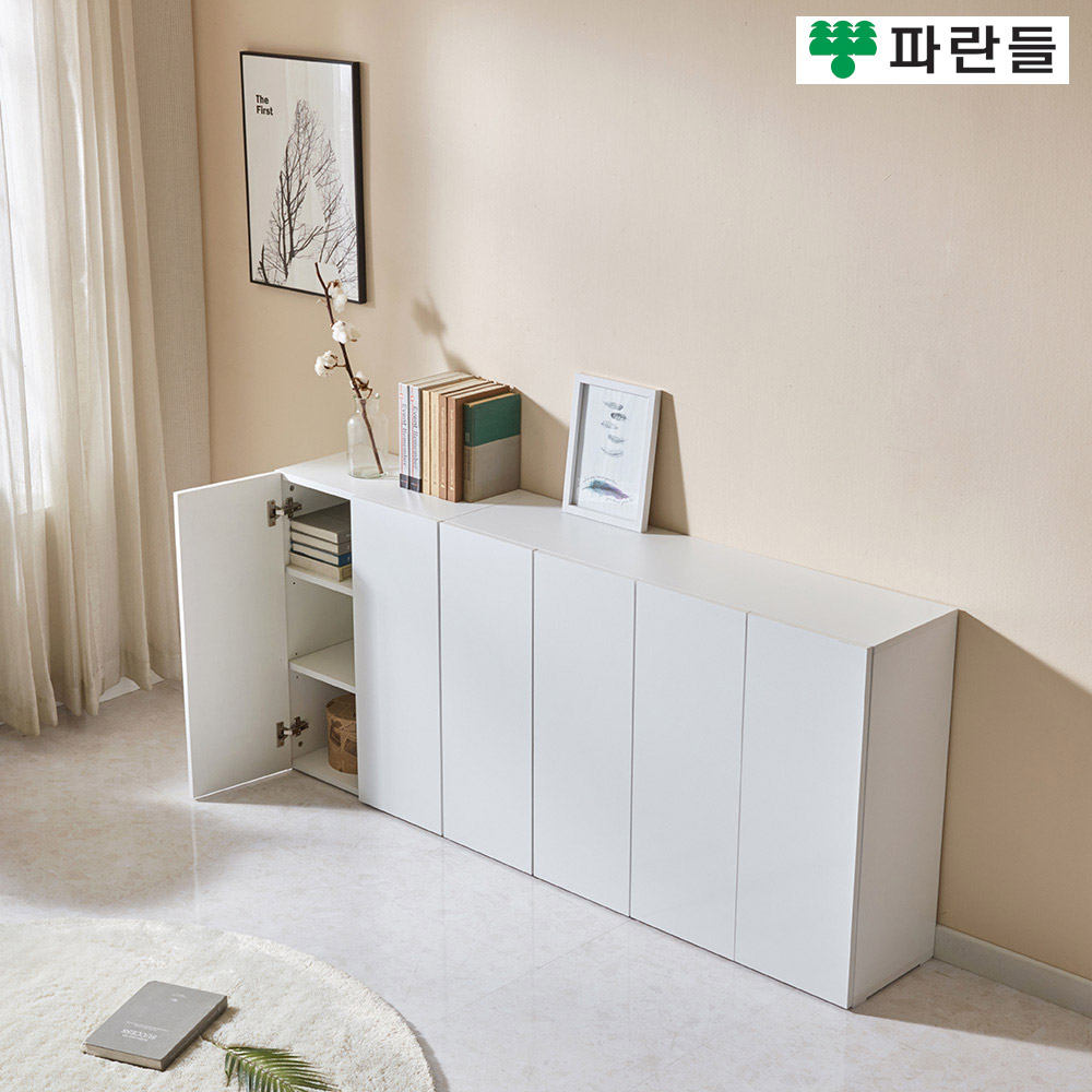 파란들가구 1800X800 18T E0목재 LPM 슬림수납장 다용도수납장 - 상세 이미지 2