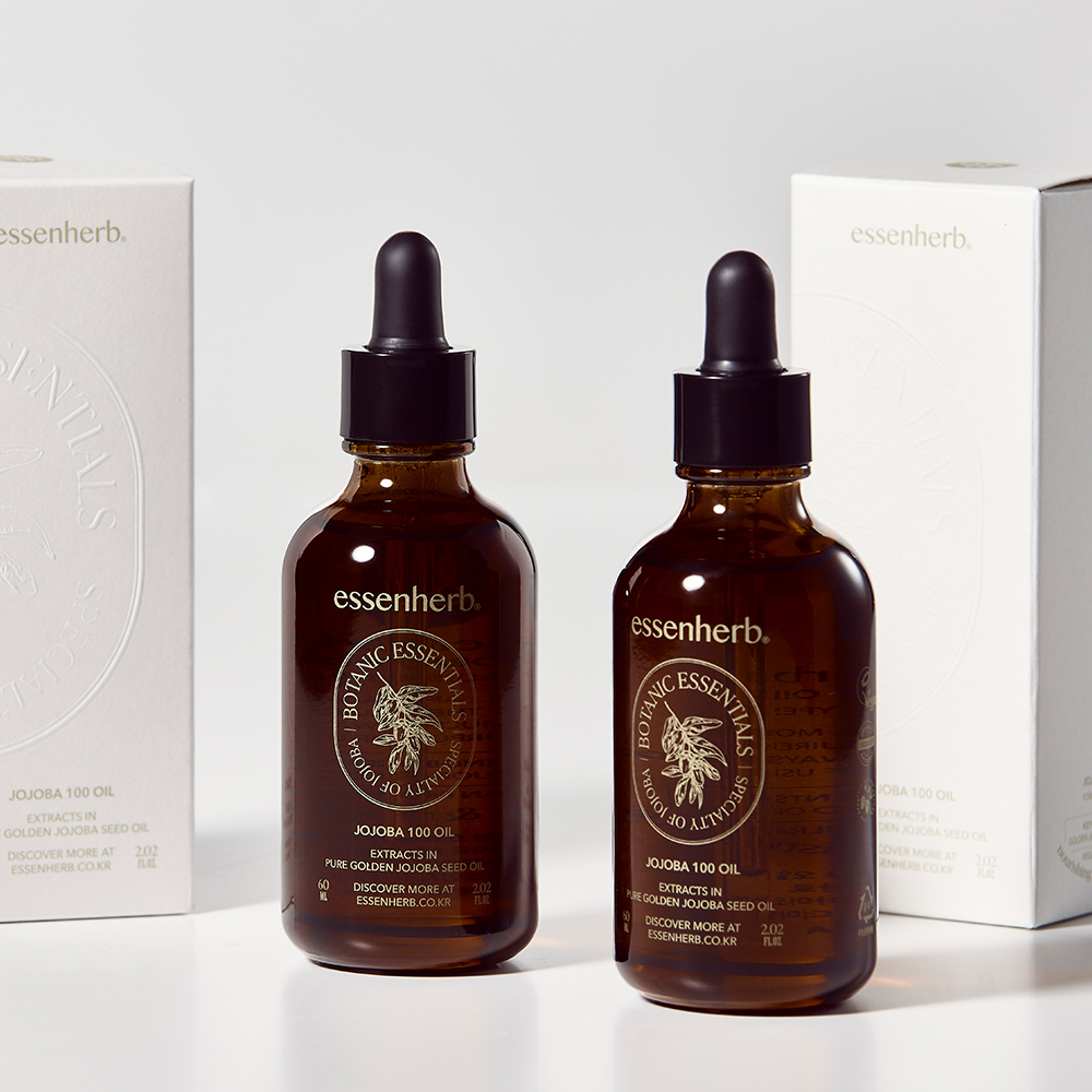 에센허브 비건 호호바 100 오일 60ml+60ml - 상품 이미지
