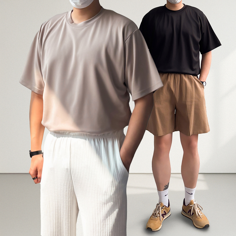 무지티 쿨티 메쉬반팔티 냉감티셔츠 - 상품 이미지