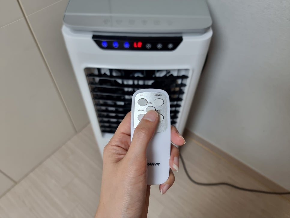 5평 사무실용 얼음선풍기 타워형 에어쿨러 가정용 영업용 매장용 이동식 대용량냉풍기 이미지 7