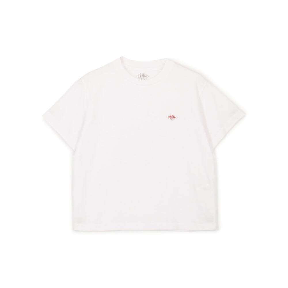 단톤 반팔티 WOMEN'S SHORT SLEEVE SEMI CROP T-SHIRT PLAIN 25SS 무지 티셔츠 DNB251L103-0003 - 상세 이미지 2
