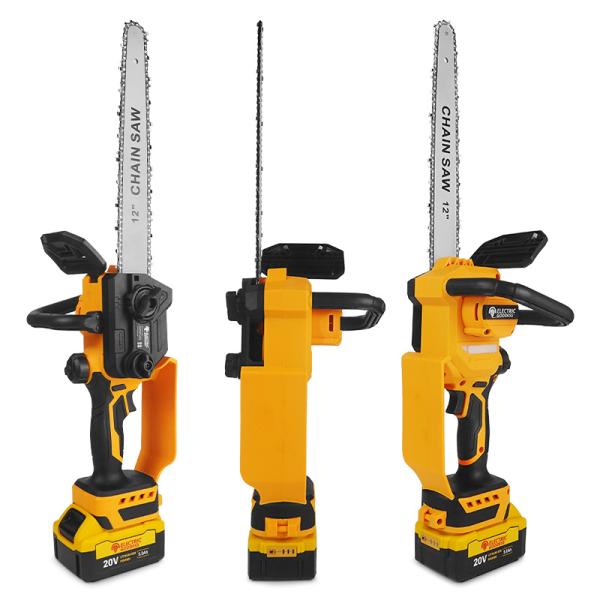 12인치 브러시리스 정원 전기톱 휴대용 양손 목공 호환 Dewalt 20v 배터리 : 프로미코