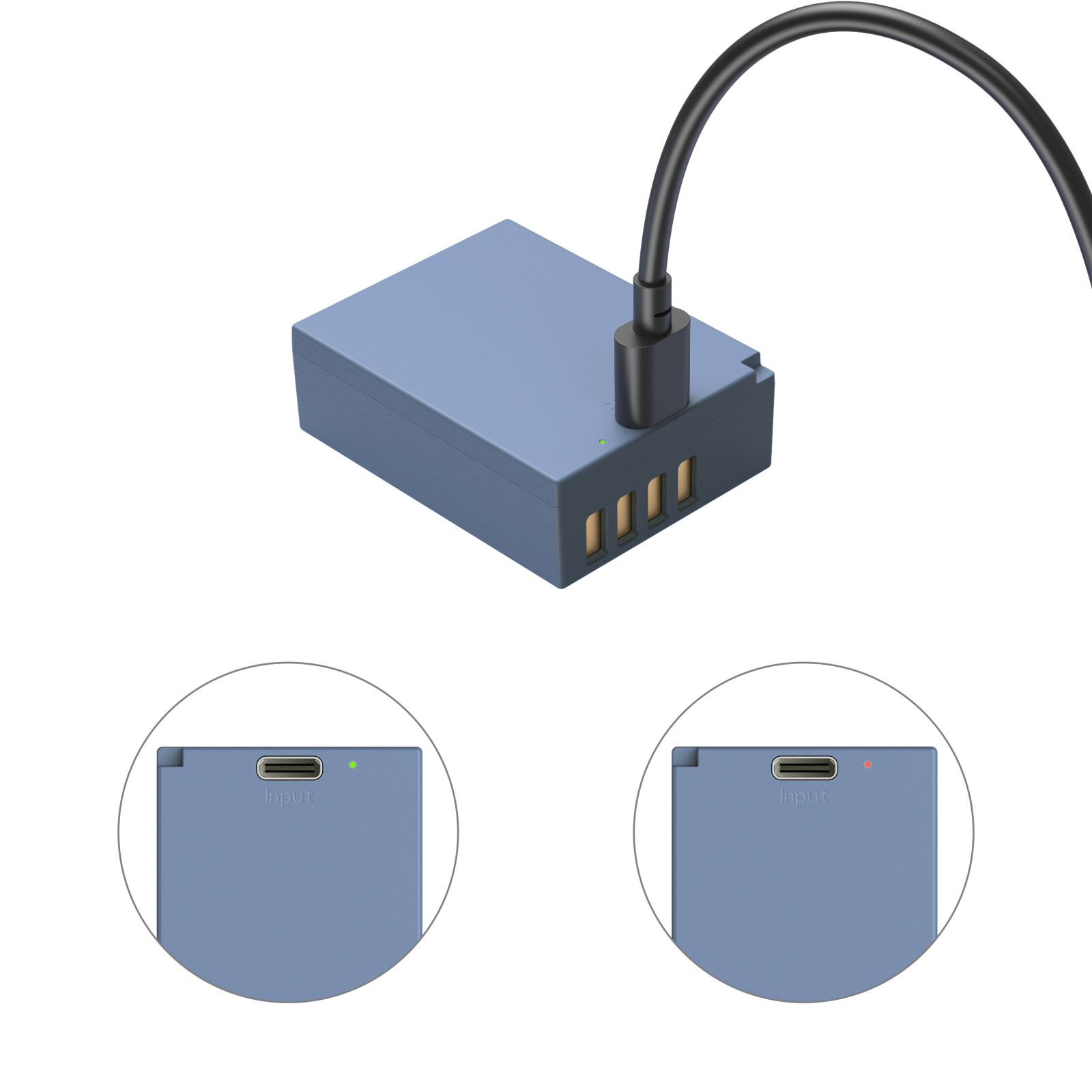 스몰리그 NP-W126S USB-C 충전식 카메라 배터리 (블루) 5062 - 상세 이미지 5