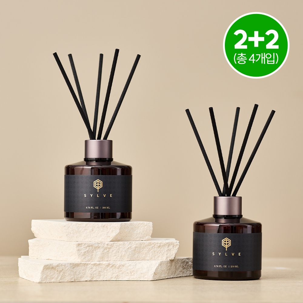 [2개입+2개입]실브 디퓨저 200ml 선물세트 실내 방향제 명품 발향좋은 백화점 호텔 디퓨져 프리미엄 - 상세 이미지 2