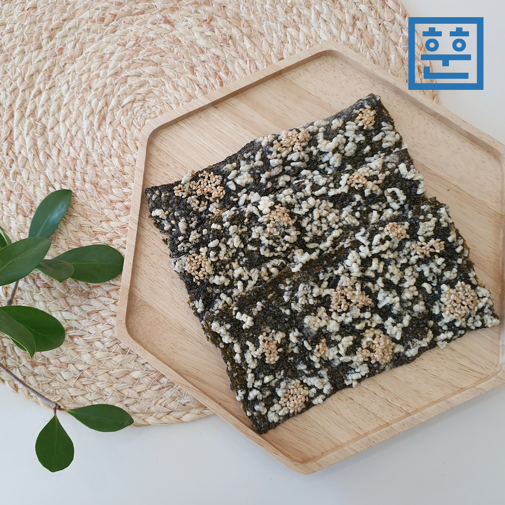 장흥 무산김 찹쌀 김부각 무산김 밥반찬 안주 간식 - 상세 이미지 3