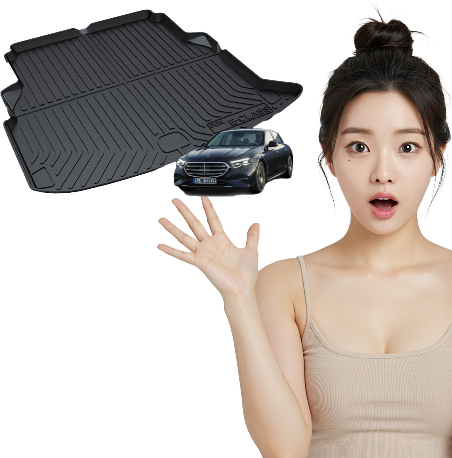 발키리 수입차 전차종 풀커버 3D 방수 오염방지 논슬립 차박 차량용 트렁크매트(호환)