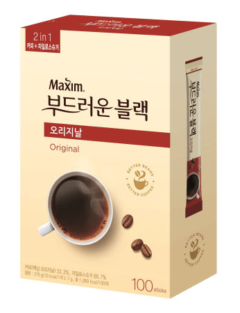 동서식품 맥심 오리지날 부드러운 블랙믹스 2.7g x 100개입