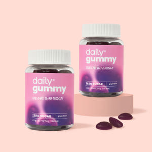 데일리 구미 유산균 젤리 제로슈가 2.5g (병) 60구미, 2개 맛있게 먹은 솔직 후기 - 상품 이미지 1