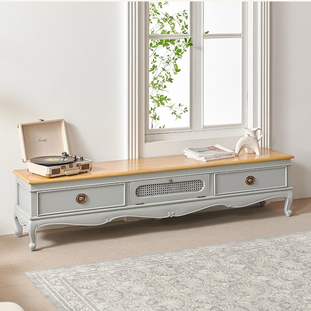 엔틱 거실장 고급 거실장 75인치 티비 거실장 tv 다이 서랍장