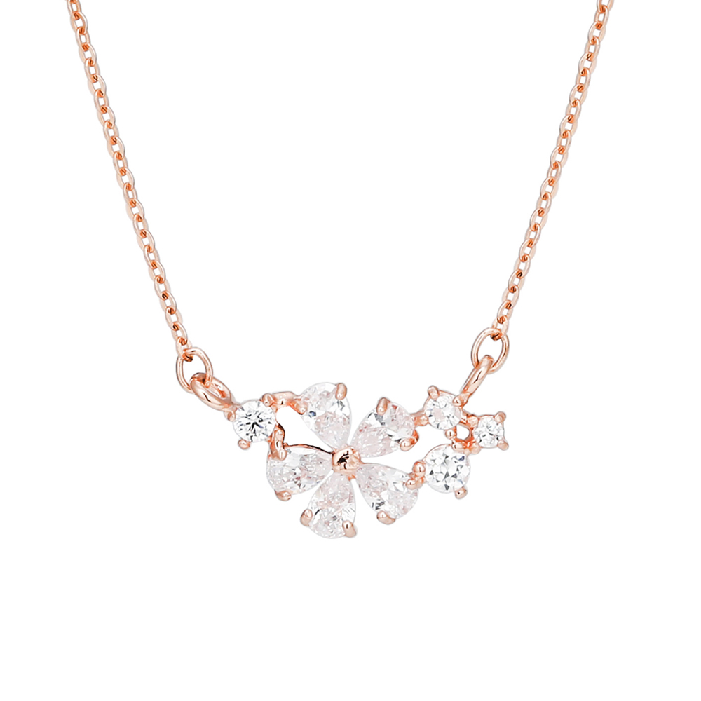 14k 목걸이 봄날 벚꽃 여자친구 생일 선물 NBN0672