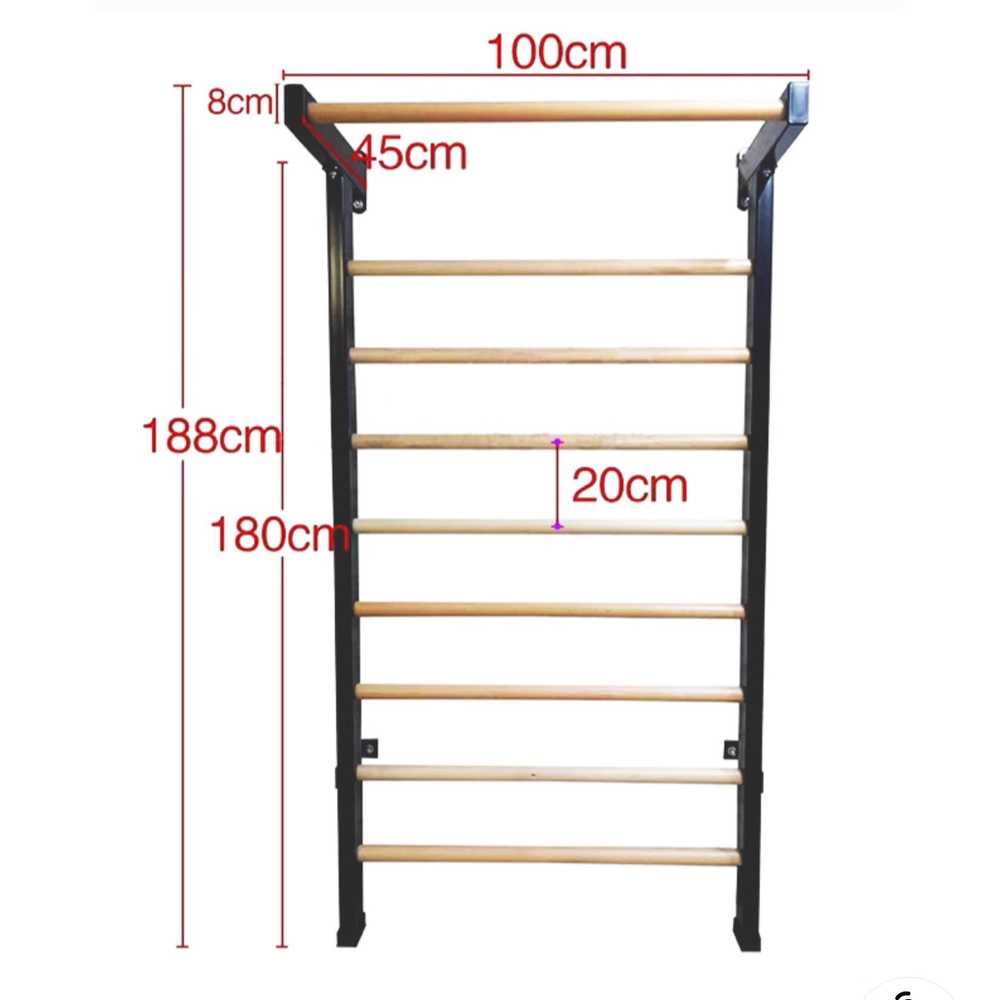 J2K 실내 원목 월바 재활 시설 장비 트레이닝 기구 풀아이언 1.88m x 90cm - 상세 이미지 4