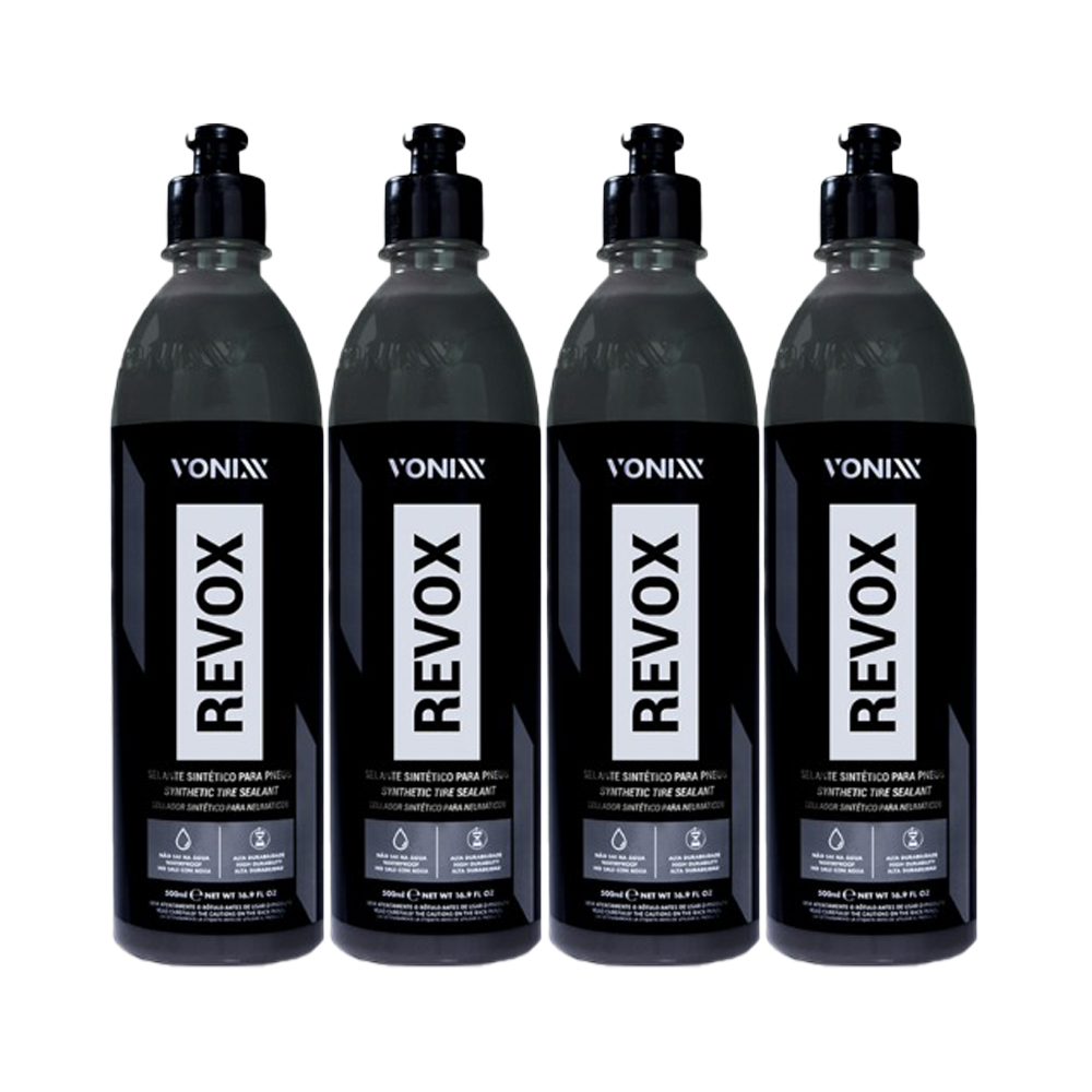 보닉스 타이어 수성 광택제 리복스 500ml 드레싱 4개입 - 상품 이미지