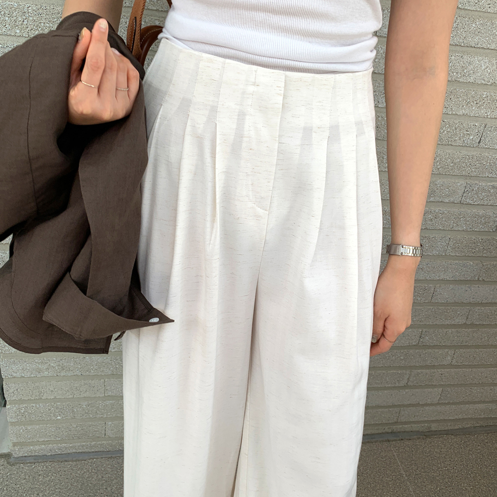 라트나 린넨 베이직 슬랙스 - 상세 이미지 3